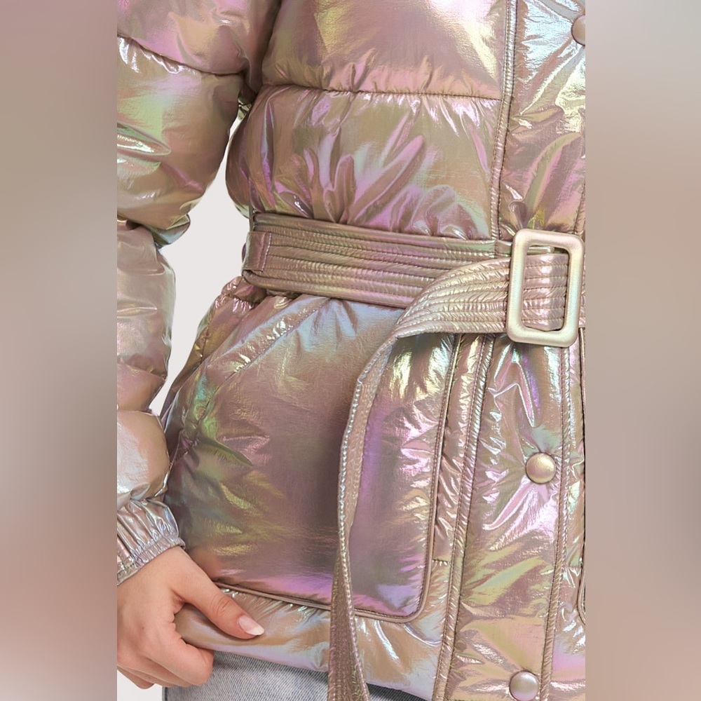 Noize Iridescent Puffer Jacket - Picture 6 of 16